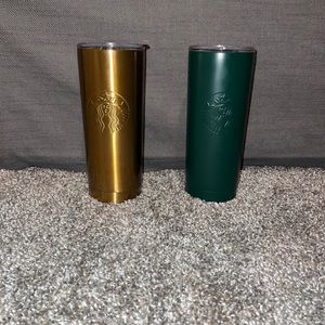 2 NEW Starbucks tumblers